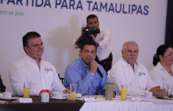 Construyen Gobernador y alcaldes electos visión compartida para Tamaulipas.
