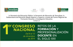Invita Centro Regional de Formación Docente a Congreso Nacional