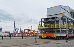 Rompe record Puerto de Altamira en manejo de carga sobredimensionada