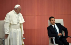 El papa envía un duro mensaje a políticos y líderes religiosos en México
