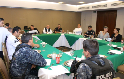 Acuerda Gustavo Torres coordinación   con  corporaciones de seguridad  para la vigilancia en Semana Santa