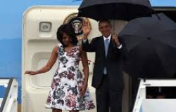 El día llegó: Los Obama llegan a Cuba