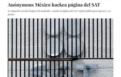 Anónymous México hackea página del SAT