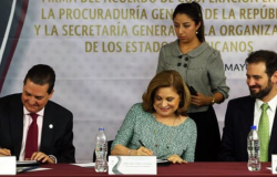 Firman PGR y OEA acuerdo contra delitos electorales