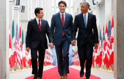 Logran Peña, Obama y Trudeau histórico acuerdo de energía limpia