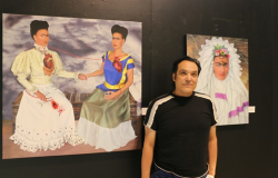 Exponen en Canadá cuadros de Frida Kahlo con rostros de otras mujeres