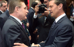 Peña Nieto recibe en Los Pinos al gobernador electo de Durango