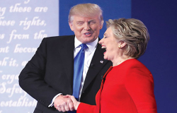 Clinton acaba domando a Trump en el primer debate