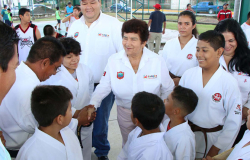 Gobierno de Magda Peraza realiza  primera Jornada deportiva en la zona norte
