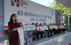 Conmemora PRI 63 aniversario del voto de la mujer en México