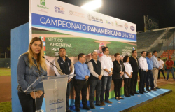 Maki Ortiz inaugura Campeonato Panamericano de Beisbol