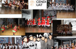 Celebró Cendi de la UAT festival navideño y fin de año
