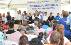 Atiende a sector sur Brigada Médica de SEDESOL Municipal