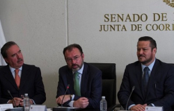 Senado respalda negociaciones de Videgaray ante EU