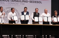 Tres convenios de colaboración del gobierno en apoyo a las familias tamaulipecas.