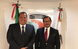 El Alcalde Óscar Almaraz Smer, realizo en la Ciudad de México una mesa de trabajo con el Secretario Ejecutivo del Sistema Nacional de Seguridad Pública