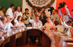 Séptima Sesión Ordinaria de Cabildo presidida  por el alcalde Oscar Almaraz