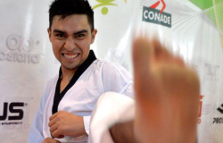 Bryan Salazar en el Campeonato Mundial de Taekwondo