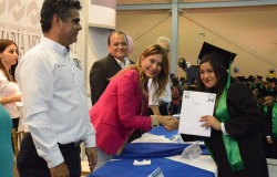 Felicita Maki Ortiz a XXXIV Generación del CONALEP-Reynosa