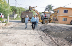 OAS realizó un recorrido de supervisión de los servicios públicos, avance de obras municipales