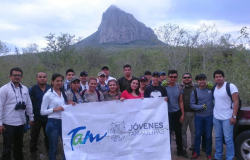 Gran escalada de Jóvenes Tamaulipas en el majestuoso Cerro del Bernal