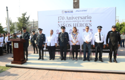 Celebra R. Ayuntamiento 170 Aniversario de la Gesta Heróica de los Niños Héroes.- Reynosa