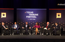 Participa Gobernador en mesa de discusión en Texas.
