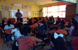 en Reynosa imparte SEDESOL Municipal pláticas de concientización en escuelas