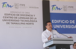 Gobierno del Estado amplia infraestructura de la Universidad Tecnológica de Tamaulipas Norte