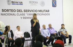 Participan 1638 conscriptos en Sorteo del SMN, en Reynosa