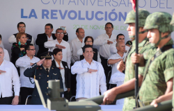 Conmemora Gobernador Aniversario de la Revolución Mexicana en Mante.