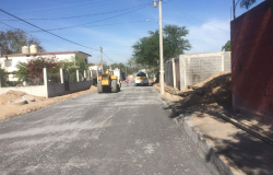 Beneficia pavimentación a vecinos de la calle Sonora… en Reynosa
