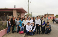 Participa Jóvenes Tamaulipas en brigada de afiliación al Seguro Popular en Nuevo Laredo