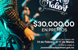 Jóvenes Tamaulipas lanza Tam-talent Vol. 2