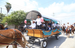 Recorren con Maki 170 jinetes la ruta de la Fundación de Reynosa