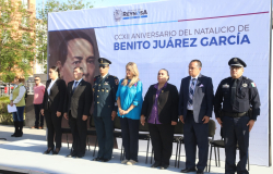 Conmemora Ayuntamiento de Reynosa 212 natalicio de Benito Juárez