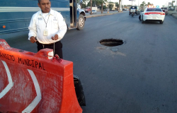Rehabilitación en caído de carretera a San Fernando