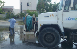 COMAPA limpia y repone servicio de drenaje en Jarachina Norte