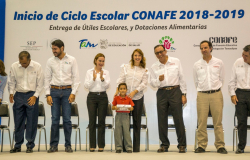 Mariana Gómez da inicio a ciclo escolar comunitario CONAFE en Tamaulipas