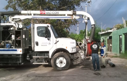 Mejora COMAPA Reynosa drenaje en Voluntad y Trabajo y Lampacitos