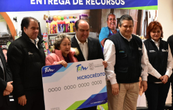 Reciben emprendedores de Reynosa casi medio millón de pesos.