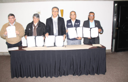 Firman convenio de colaboración Salud y restauranteros de Tamaulipas.