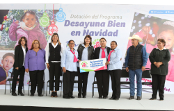 Inicia DIF Tamaulipas entrega de Dotación Navideña a beneficiarios de Desayuna Bien.