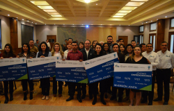 Gobierno del Estado entrega apoyos a jóvenes emprendedores de Tamaulipas.