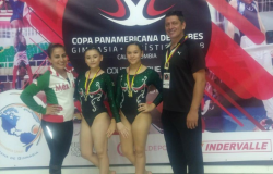 Por primera vez Tamaulipas sube al pódium en Panamericano de Gimnasia Artística.