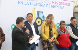 Aplica Gobierno de Reynosa más de 19 millones en calles de Arcoíris y Pedro J. Méndez