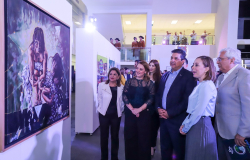 Inauguran Gobernador y Presidenta del DIF la exposición colectiva El Color de Tamaulipas.