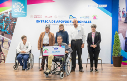 Entregan DIF Tamaulipas y Salud, apoyos funcionales a personas con discapacidad