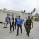 Supervisa Gobernador avance de la construcción de Hospital Móvil en Matamoros.