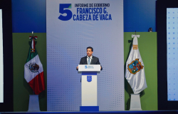 Rinde Francisco Cabeza de Vaca su 5° Informe de Gobierno.